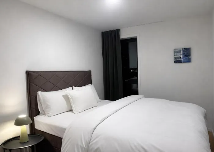 公寓 North Estate Nyholmen - Luxury 特罗姆瑟
